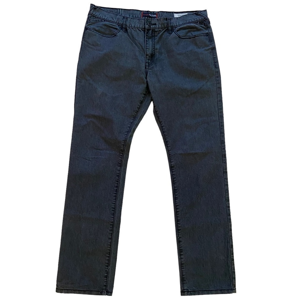 Guess Utra slim McRae fit jeans lightweight denim grey/black trousers pants 36